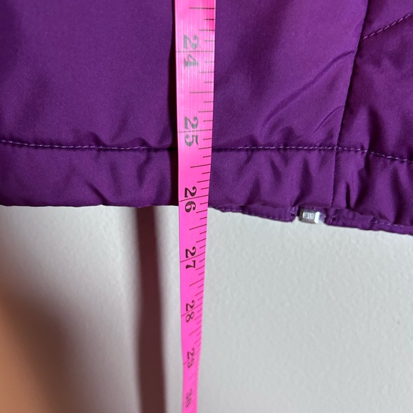 Columbia Zip Up Puffer Vest With Zipper Pockets Purple size XL - Picture 7 of 8